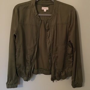 Merona Olive Bomber Jacket
